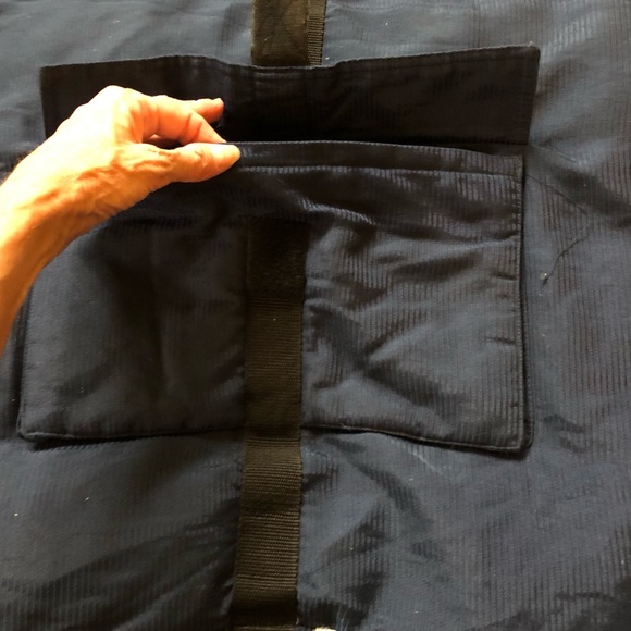 Vintage 90s FIRST DOWN Exploration Gear Puffer Coat Jacket Reversible Duck Down - Picture 9 of 15